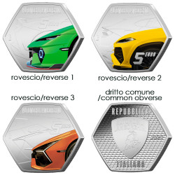 Lamborghini Set - 3x 5 Euro...