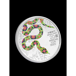 Année du serpent 1oz Macao...